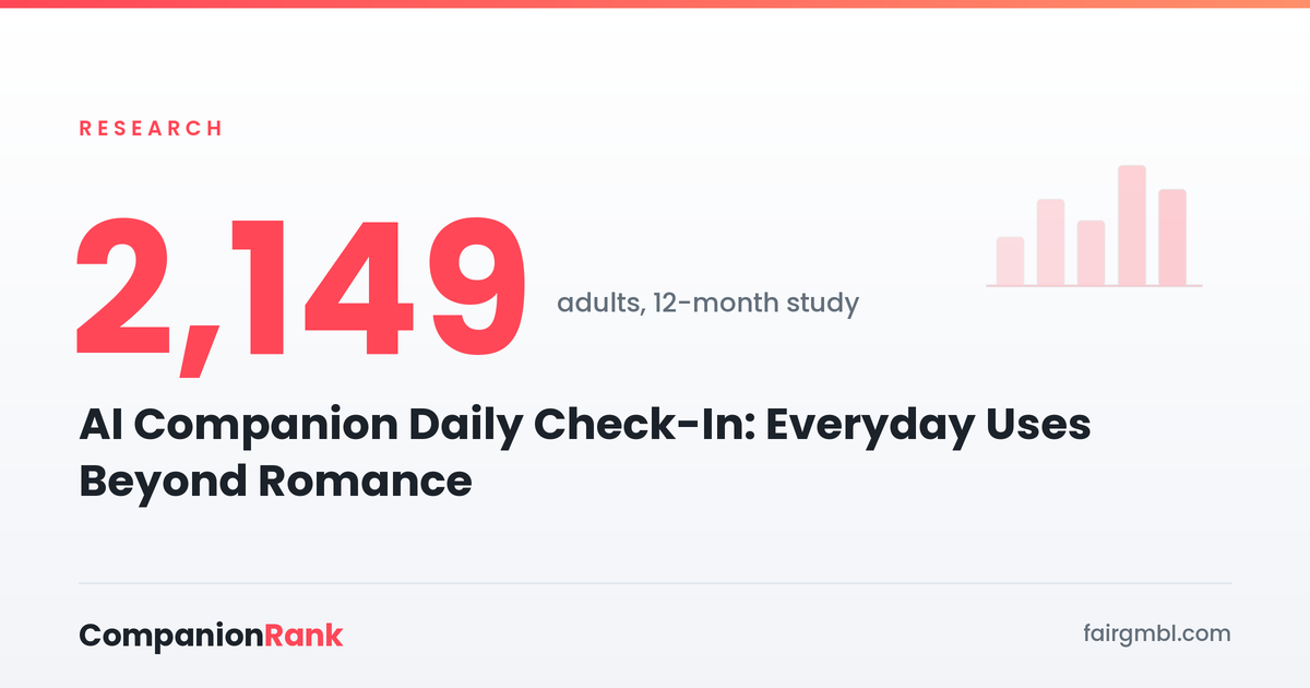 AI Companion Daily Check-Ins and Everyday Uses Beyond Romance