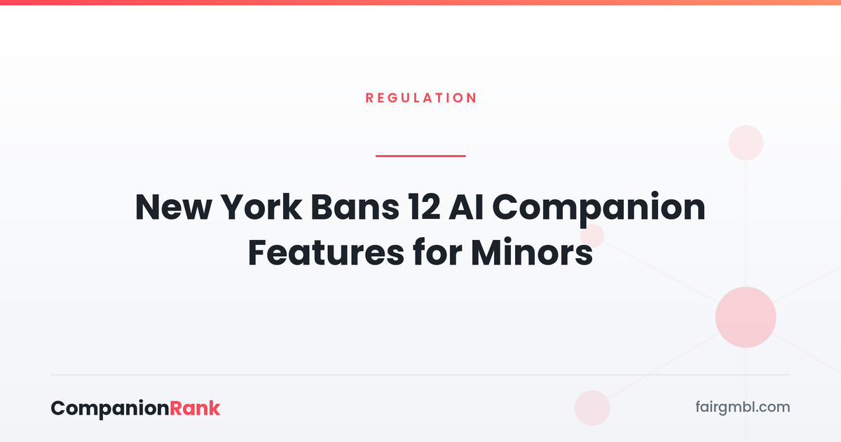 ニューヨーク州、未成年へのAIコンパニオン機能12種を禁止